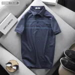 Áo Thun Nam Tay Ngắn Có Cổ Có Túi Thun Cotton Đốm