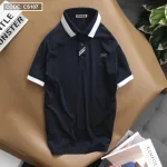 Áo Thun Nam Tay Ngắn Cổ Bẻ Viển Bo