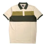 Áo Thun Nam Cổ Bẻ Họa Tiết Hai Sọc Viền Bo Tay Áo Bền Đẹp (Có Size 3XL)