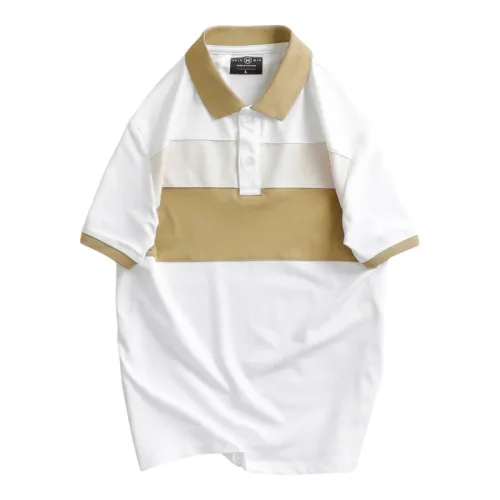 Áo Thun Nam Cổ Bẻ Họa Tiết Hai Sọc Viền Bo Tay Áo Bền Đẹp (Có Size 3XL)