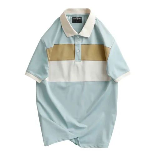 Áo Thun Nam Cổ Bẻ Họa Tiết Hai Sọc Viền Bo Tay Áo Bền Đẹp (Có Size 3XL)