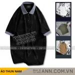 Áo Thun Nam Cổ Bẻ Họa Tiết In Hình Máy Bay (Có Size 3XL)