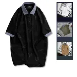 Áo Thun Nam Cổ Bẻ Họa Tiết In Hình Máy Bay (Có Size 3XL)