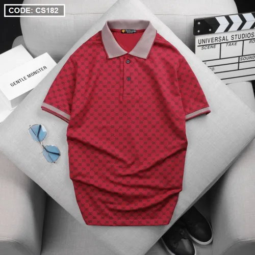 Áo Thun Nam Cá Sấu Polo Họa Tiết (Có Size 3XL)