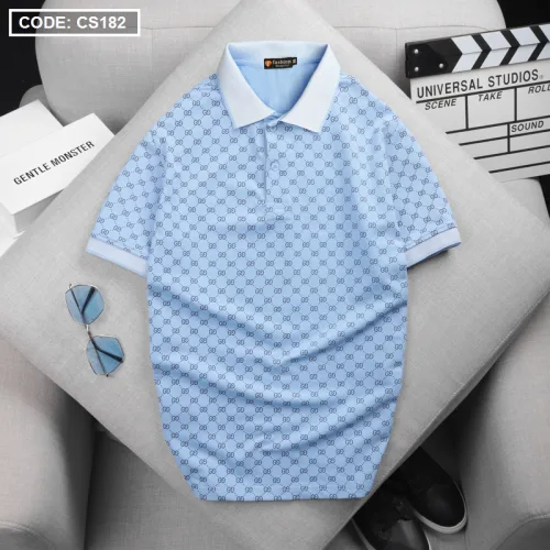 Áo Thun Nam Cá Sấu Polo Họa Tiết (Có Size 3XL)