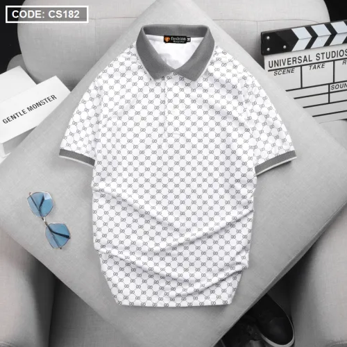 Áo Thun Nam Cá Sấu Polo Họa Tiết (Có Size 3XL)