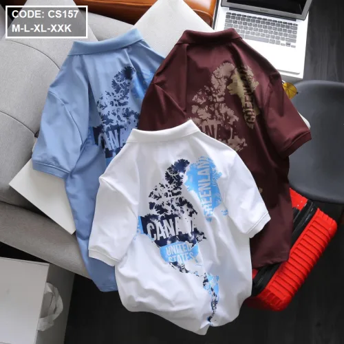 Áo Thun Nam Polo Tay Ngắn In Hình Cao Cấp