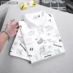 Áo Thun Nam Cổ Bẻ In Hình Họa Tiết (Có Size 3XL)