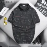 Áo Thun Nam Cổ Bẻ In Hình Họa Tiết (Có Size 3XL)