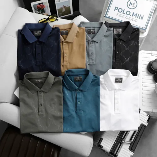 Áo Thun Nam Cổ Bẻ In Họa Tiết Bền Đẹp (Có Size 3XL)