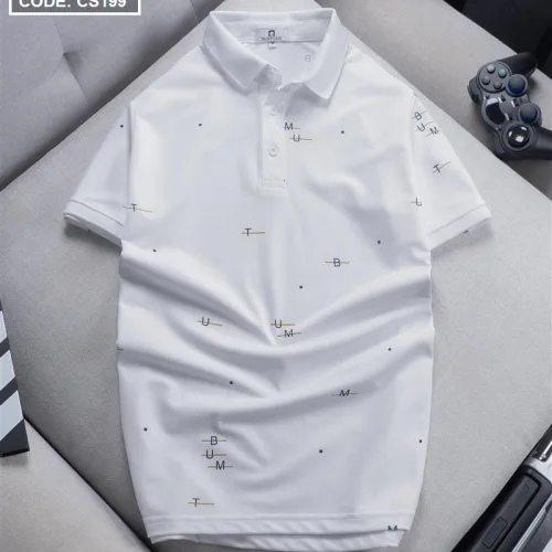 Áo Thun Nam Cổ Bẻ In Hoạ Tiết Chữ (Có Size 3x)