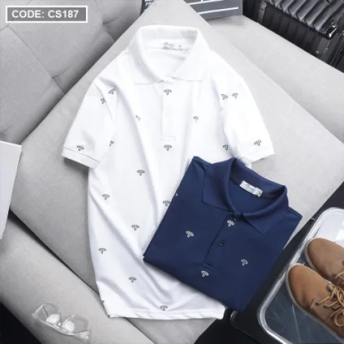Áo Thun Polo Nam In Họa Tiết Đơn Giản Thun Cá Sấu Poly (Có Size 3XL)