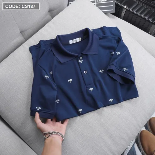 Áo Thun Polo Nam In Họa Tiết Đơn Giản Thun Cá Sấu Poly (Có Size 3XL)