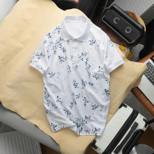Áo Thun Nam Cổ Bẻ In Họa Tiết Lá Độc Đáo Big Size