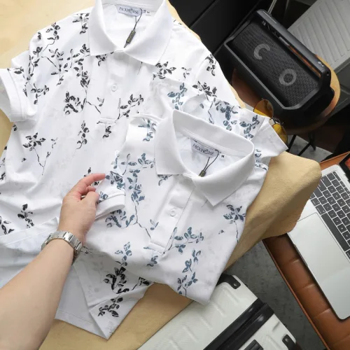 Áo Thun Nam Cổ Bẻ In Họa Tiết Lá Độc Đáo Big Size