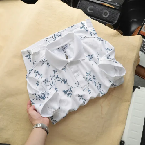 Áo Thun Nam Cổ Bẻ In Họa Tiết Lá Độc Đáo Big Size