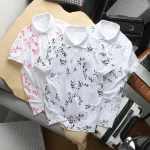 Áo Thun Nam Cổ Bẻ In Họa Tiết Lá Độc Đáo Big Size