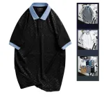 Áo Thun Nam Cổ Bẻ In Họa Tiết Độc Đáo (Có Size 3XL)