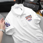 Áo Thun Nam Cổ Bẻ In Logo Trước Ngực Và Tay Áo (Có Size 3X)