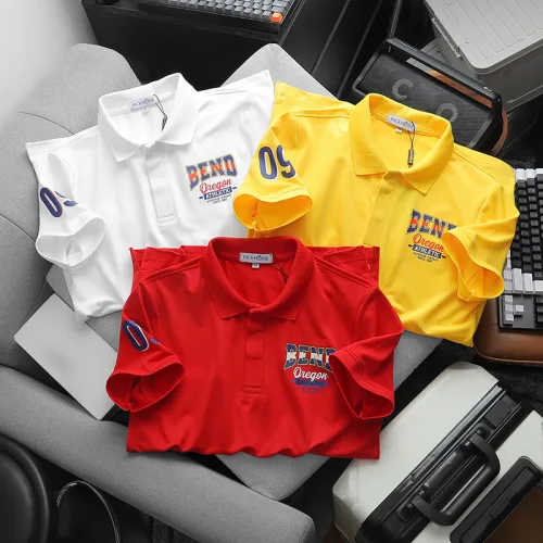 Áo Thun Nam Cổ Bẻ In Logo Trước Ngực Và Tay Áo (Có Size 3X)