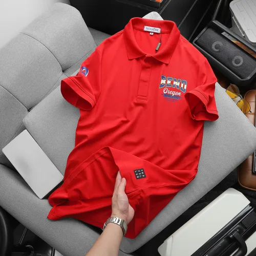 Áo Thun Nam Cổ Bẻ In Logo Trước Ngực Và Tay Áo (Có Size 3X)