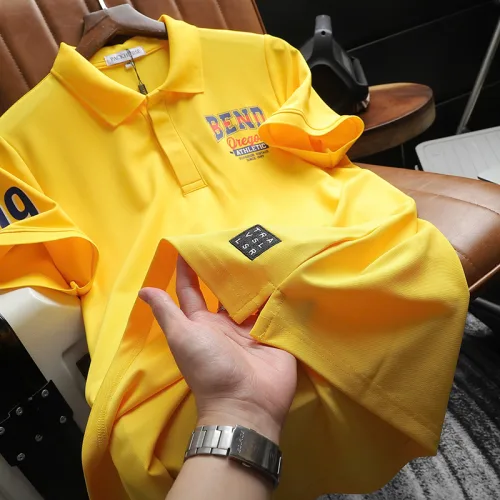 Áo Thun Nam Cổ Bẻ In Logo Trước Ngực Và Tay Áo (Có Size 3X)