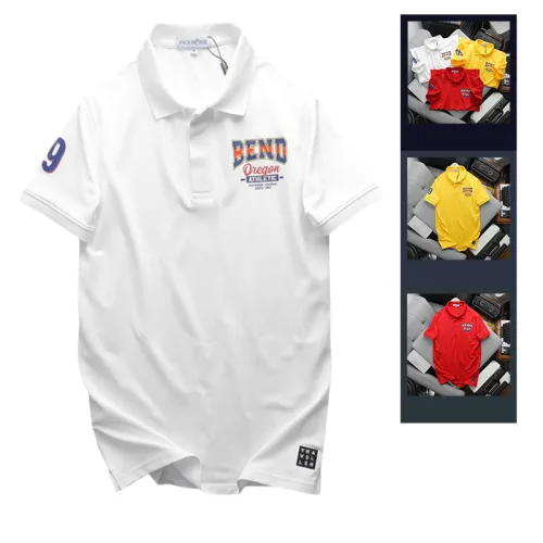 Áo Thun Nam Cổ Bẻ In Logo Trước Ngực Và Tay Áo (Có Size 3X)
