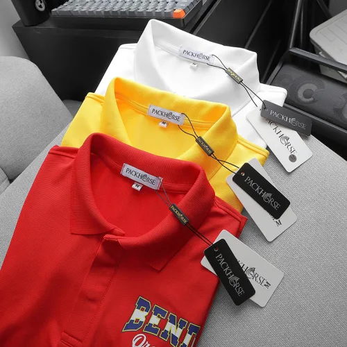 Áo Thun Nam Cổ Bẻ In Logo Trước Ngực Và Tay Áo (Có Size 3X)