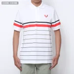 Áo Thun Nam Có Cổ Tay Ngắn In Sọc (Có Size 3XL)