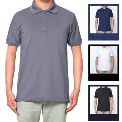 Áo Thun Nam Polo Màu Trơn Đơn Giản (Có Size 3XL)
