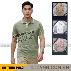 Áo thun Nam cổ bẻ Pack Horse Logo Thêu ( Có size 3x)
