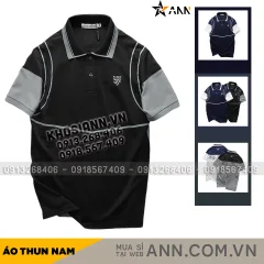 Áo Thun Nam Cổ Bẻ Pack Horse Logo Thêu Nổi In Chữ Holy Trinity (Có Size 3x)