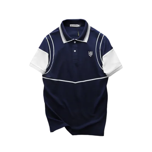 Áo Thun Nam Cổ Bẻ Pack Horse Logo Thêu Nổi In Chữ Holy Trinity (Có Size 3x)