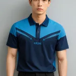 Áo Thun Nam Cổ Bẻ Pack Horse Thêu Nổi Chữ Airline Cao Cấp (Có Size 3x)