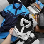 Áo Thun Nam Cổ Bẻ Pack Horse Thêu Nổi Chữ Airline Cao Cấp (Có Size 3x)
