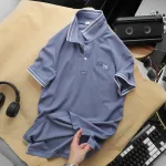 Áo Thun Nam Cổ Bẻ Pack Hourse Thêu Chữ Polo TE