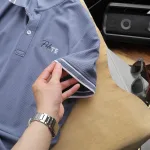 Áo Thun Nam Cổ Bẻ Pack Hourse Thêu Chữ Polo TE