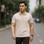 Áo Thun Nam Cổ Bẻ Pack Hourse Thêu Chữ Polo TE