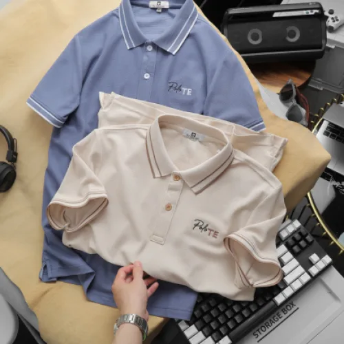 Áo Thun Nam Cổ Bẻ Pack Hourse Thêu Chữ Polo TE
