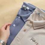 Áo Thun Nam Cổ Bẻ Pack Hourse Thêu Chữ Polo TE