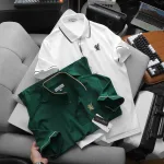 Áo Thun Nam Cổ Bẻ PackHorse Thêu Nổi Logo 2 Màu Cao Cấp (Có size 3x)