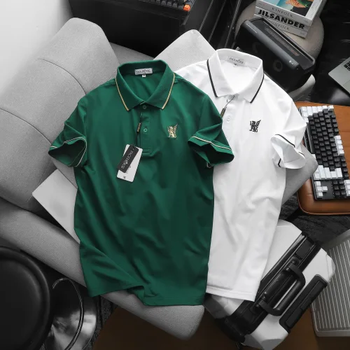 Áo Thun Nam Cổ Bẻ PackHorse Thêu Nổi Logo 2 Màu Cao Cấp (Có size 3x)