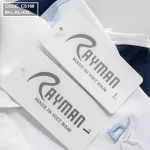 Áo Thun Nam Cá Sấu Có Cổ Phối 2 Màu Thêu Logo