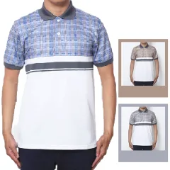 Áo Thun Nam Polo Cá Sấu Có Cổ Phối Sọc (Có Size 3XL)