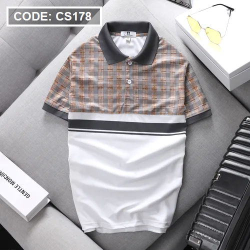 Áo Thun Nam Polo Cá Sấu Có Cổ Phối Sọc (Có Size 3XL)