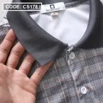 Áo Thun Nam Polo Cá Sấu Có Cổ Phối Sọc (Có Size 3XL)