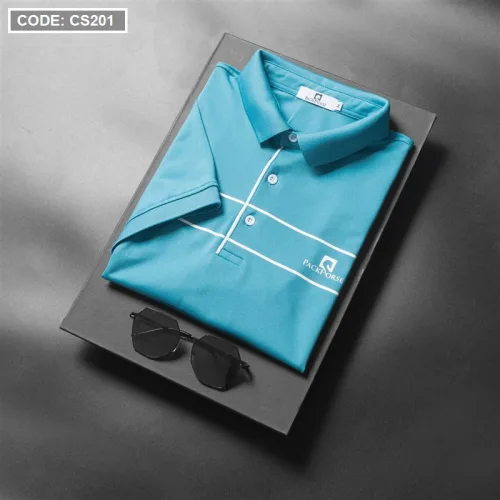 Áo Thun Nam Cổ Bẻ Phối Sọc Ngang In Logo PackHorse (có size 3x)