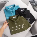 Áo Thun Nam Cổ Bẻ Phối Sọc Ngang In Logo PackHorse (có size 3x)