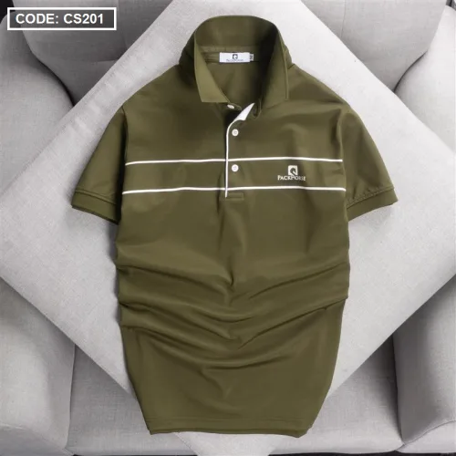 Áo Thun Nam Cổ Bẻ Phối Sọc Ngang In Logo PackHorse (có size 3x)