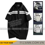 Áo Thun Nam Cổ Bẻ Phối Sọc Độc Đáo (Có Size 3XL)